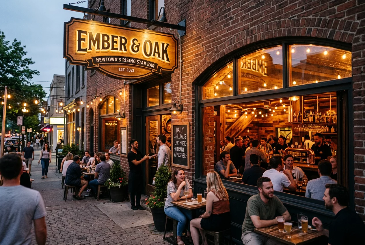 Ember & Oak: Newtown's Rising Star Bar